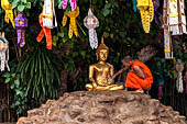 Chiang Mai - The Wat Phan Tao temple, the courtyard. 